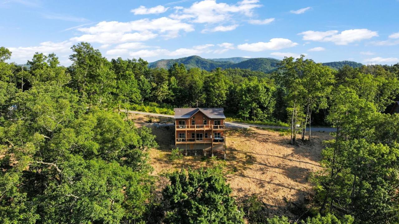 New / 3 King Suites / Sleeps12 / View / 5 Mi To Pf / Hot Tub Sevierville Exterior foto